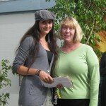 Ann with Scholarship Recipient