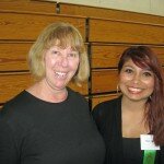 Ann with Scholarship Recipient